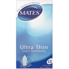 Mates Ultra Thin Condoms - 12 Pieces